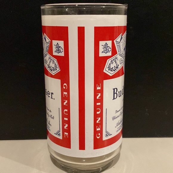 Vintage Budweiser’s Logo Glass Cup. - Picture 2 of 8